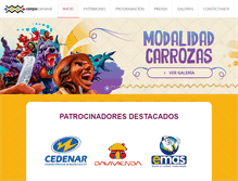 Tablet Screenshot of carnavaldepasto.org
